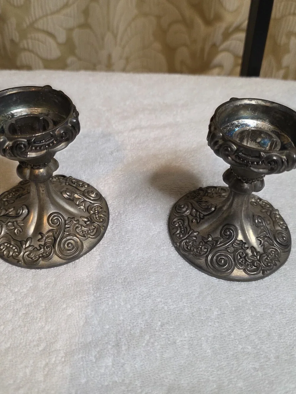 Godinger Silver Art Co. 2 Candle Holders